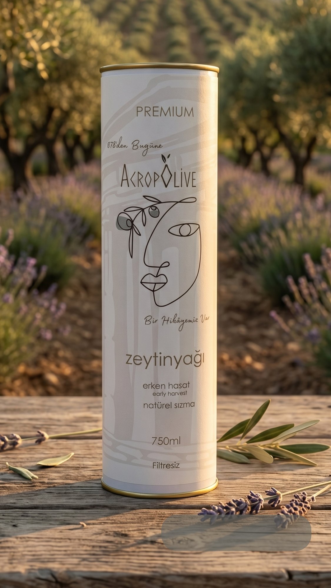 Premium 750 ml teneke tüp